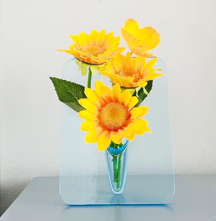Acrylic Photo Frame Vase
